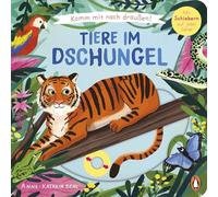 Komm mit nach draußen! - Tiere im Dschungel: Pappbilderbuch mit vielen Schiebern und Auszugsseiten ab 2 Jahren
