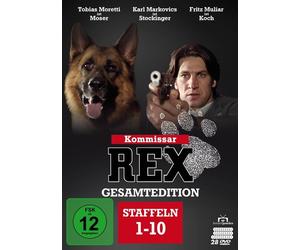 KOMMISSAR REX-GESAMTEDITION STAFFELN 1-10 (ALLE - HAJEK,PETER 28 DVD NEW