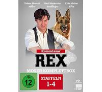 Hajek,Peter - Kommissar Rex - Moser Komplettbox (Alle 4 Staffeln mit Tobias Moretti). 12 DVDs
