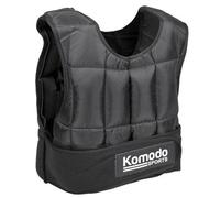 Komodo Adjustable Weighted Vest 20kg Gym Fitness Training Workout | Removable weighted sand bags, Even weight distribution