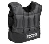 Komodo Adjustable Weighted Vest 20kg Gym Fitness Training Workout | Removable weighted sand bags, Even weight distribution