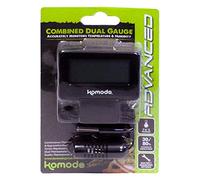 Komodo Advanced Combined Digital Thermometer and Hygrometer,Black | Compact & easy to use - Can be mounted on wooden habitats or clipped on top of glass terrariums