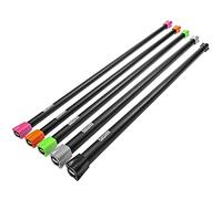KOMODO Aerobic Weighted Body Bar 2kg-10kg Colour Coded Exercise Barbell (Set of 5)