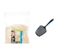 Komodo Aspen Bed Terrain 12L Sand Scoop | Natural Reptile Bedding & Easy Spot Cleaning Tool Bundle