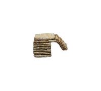 Komodo Basking Platform Corner Ramp - Small Sandstone Terrarium & Vivarium Reptile Hideout