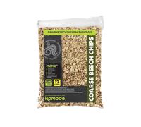 Komodo Coarse Beech Chips Substrate for Reptile Cage Vivarium Habitat Premium Natural Non Toxic Durable Long Lasting Moisture Control Bedding - 12L