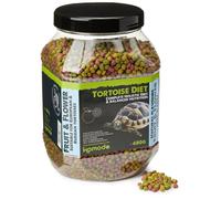 Komodo Complete Holistic Tortoise Diet Fruit and Flower 680 g, Balanced food for Tortoises, Natural Flavoured Tortoise Food