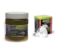 Komodo Complete Holistic Tortoise Diet Salad Mix 680g + Komodo Solar D3 UV Basking Bulb 125W | Balanced Nutrition & UV Lighting Bundle for Tortoises