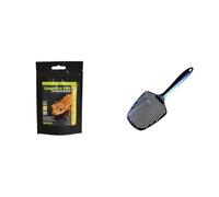 Komodo Crested Gecko Care Bundle - Complete Diet Papaya, Banana & Honey 60g + Sand Scoop with Fine Holes (6g), Durable Spot Cleaning Tool for Terrariums