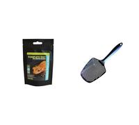 Komodo Crested Gecko Care Bundle - Complete Diet Tropical Fruit & Insect 60g + Sand Scoop with Fine Holes (6g), Durable Spot Cleaning Tool for Terrariums