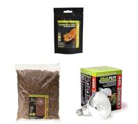 Komodo Crested Gecko Diet 60g + Coconut Terrain 12L + Solar D3 UV 125W