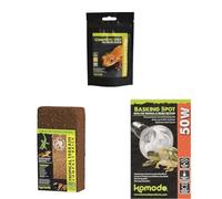 Komodo Crested Gecko Diet 60g + Tropical Terrain 12L + 50W Basking Bulb