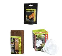 Komodo Crested Gecko Diet 60g + Tropical Terrain Brick 12L + Solar UV 80W