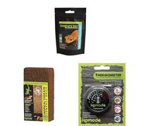 Komodo Crested Gecko Diet 60g + Tropical Terrain Brick + Analog Thermometer