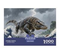 Komodo Dragon 1000 Pieces Premium Jigsaw Age 14+ for Adults Cool Collage Effect, Fun Details, Educational, Challenging 70x50cm/1000pcs