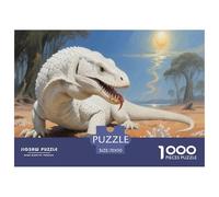 Komodo Dragon 1000 Pieces Premium Jigsaw Age 3+ Cool Collage Effect, Fun Details, Educational, Challenging Puzzle Games 70x50cm/1000pcs