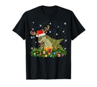 Komodo Dragon Christmas Lights Reindeer Santa Adult & Kids T-Shirt