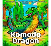 Komodo Dragon Coloring Book: Simple Jungle and Nature Scenes with Easy Animal Illustrations for Kids
