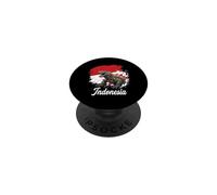 Komodo Dragon Indonesia Wild Lizard Grunge PopSockets Adhesive PopGrip