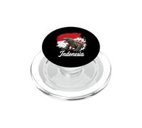 Komodo Dragon Indonesia Wild Lizard Grunge PopSockets PopGrip for MagSafe