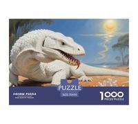 Komodo Dragon Jigsaw Puzzles Puzzle for Adults Kids. 1000 Piece Impossible Challenge Toy Educational Game Home Decoration for Adults& Kids Age 14 Years Up 70x50cm/1000pcs