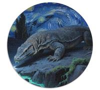 Komodo Dragon Jigsaw Puzzles Puzzle for Adults Kids. 1000 Pieces Great Gifts Challenge Toy Educational Game Home Decoration for Educational Games Gifts 1000pcs (67.5x67.5cm)
