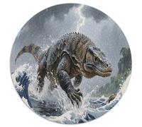 Komodo Dragon Jigsaw Puzzles Puzzles for Adults Kids. 1000 Pieces Whimsical Challenge Toy Educational Game Home Decoration for Adults& Kids Age 14 Years Up 1000pcs (67.5x67.5cm)