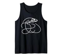 Komodo Dragon Lizard Line Art Reptile Art Zoologist Tank Top