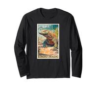 Komodo Dragon Tarot Card Komodo Dragon Long Sleeve T-Shirt
