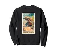 Komodo Dragon Tarot Card Komodo Dragon Sweatshirt