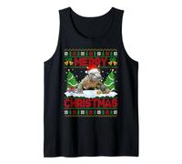 Komodo Dragon Ugly Xmas Sweater Funny Animal Merry Christmas Tank Top