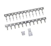 Komodo Electronics 1.25 1.25mm 2-pin Wire-to-Wire Crimp Connector Plug + Wire Socket + Crimps, Pack of 100 Compatible With Molex PicoBlade/Molex 51047