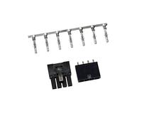 Komodo Electronics 5557/5569 4.2mm 4-pin Wire-to-Wire Crimp Connector Plug + Wire Socket + Crimps, Pack of 10 Compatible With Molex Mini-Fit Jr.