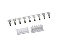 Komodo Electronics EH 2.5mm 5-pin Board-to-Wire Crimp Connector Plug + PCB Socket + Crimps, Pack of 20, Compatible With JST EH