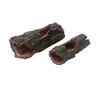 Komodo Forest Log Large | Natural Looking Hideout | Under Water Aquarium or Dry Habitat Decoration Accessory