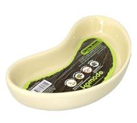 Komodo Kidney Bowl Dishwasher Safe Durable Hygienic Food Water Terrarium Critter Feeding Dish Pets Accessory for Reptiles - Small