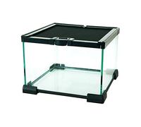 Komodo Nano Habitat with Secure Sliding Mesh Lid & Waterproof Raised Base Stackable for Hatchlings, Snakes & Amphibians