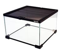 Komodo Nano Habitat with Secure Sliding Mesh Lid & Waterproof Raised Base Stackable for Hatchlings, Snakes & Amphibians
