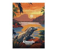 Komodo National Park, Indonesia Decorative Jigsaw Puzzle for Adults, 300 PCS