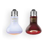 Komodo Neodymium Daylight & Nightlight Spot Bulbs Combo Pack 75W