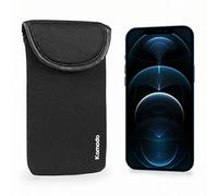 KOMODO Neoprene Case for Apple iPhone XR - Black Phone Pouch Sock Cover