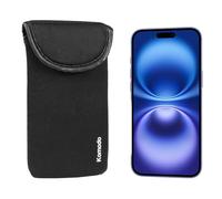KOMODO Neoprene Phone Case for iPhone 16 Range (For iPhone 16) Black