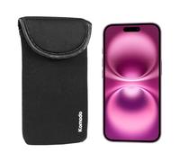 KOMODO Neoprene Phone Case for iPhone 16 Range (For iPhone 16 Plus) Black