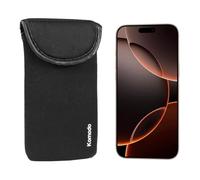 KOMODO Neoprene Phone Case for iPhone 16 Range (For iPhone 16 Pro) Black
