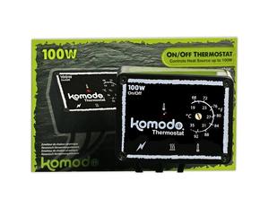 Komodo On/Off 100W Thermostat - Ideal for Heat Mats Vivarium Temperature Control