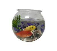 Komodo Reptile 93701 Plastic Round Fish Bowl - 1 gal - Case of 24