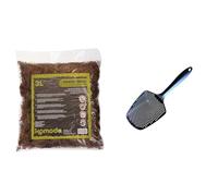 Komodo Reptile Care Bundle - Habitat Moss 3L + Sand Scoop with Fine Holes (6g), Natural Moisture Control & Durable Spot Cleaning Tool