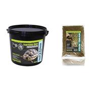 Komodo Tortoise Care Bundle - Complete Holistic Fruit & Flower Diet 2kg + Straw Terrain Substrate 12L