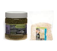 Komodo Tortoise Care Bundle - Complete Holistic Salad Mix Diet 680g + Aspen Bed Terrain 12L