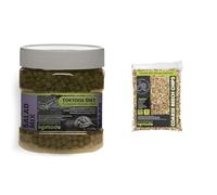 Komodo Tortoise Care Bundle - Complete Holistic Salad Mix Diet 680g + Coarse Beech Chips Substrate 12L